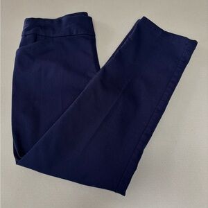 Croft & Barrow Deep Blue “The Effortless Stretch Pants” size 12